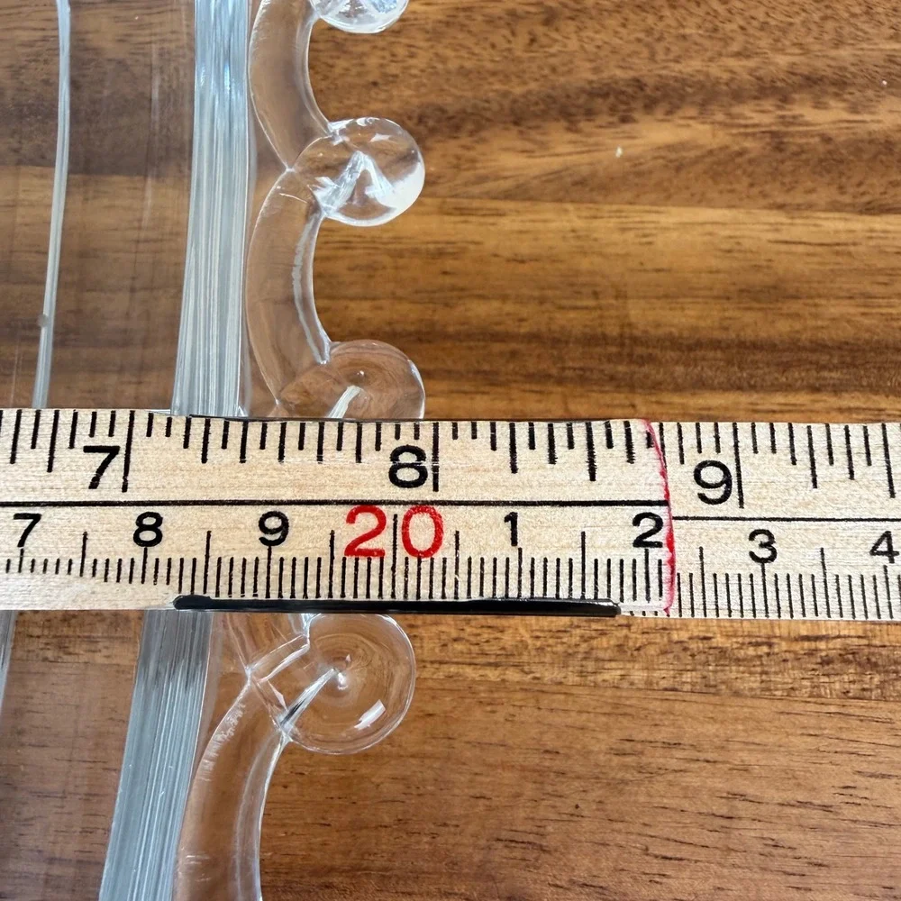 Heisey Glass Lariat Divided Relish Dish Oval Serving Tray Clear 3 Section 12.5in
